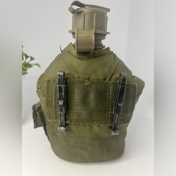Vietnam Era M-1965 Canvas Canteen Cover, Cup, Canteen - Picture 1 of 15